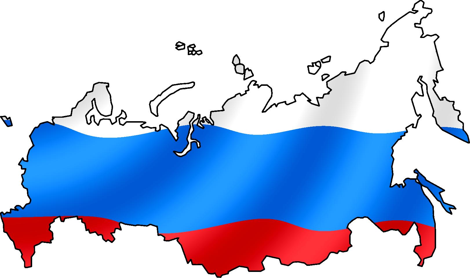 Russia Flag Map and Meaning