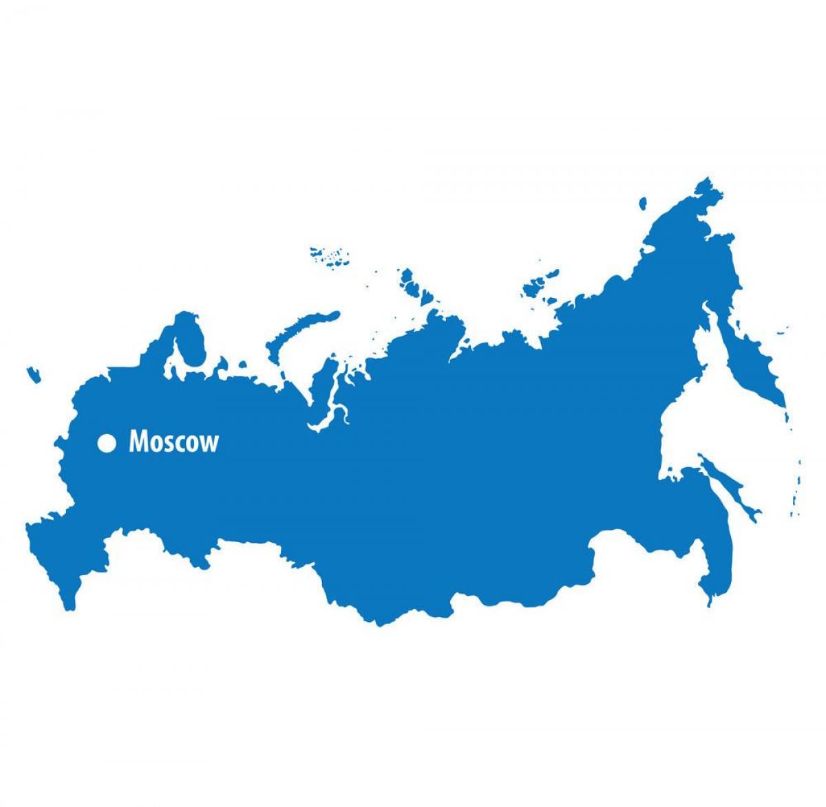 Russia capital map