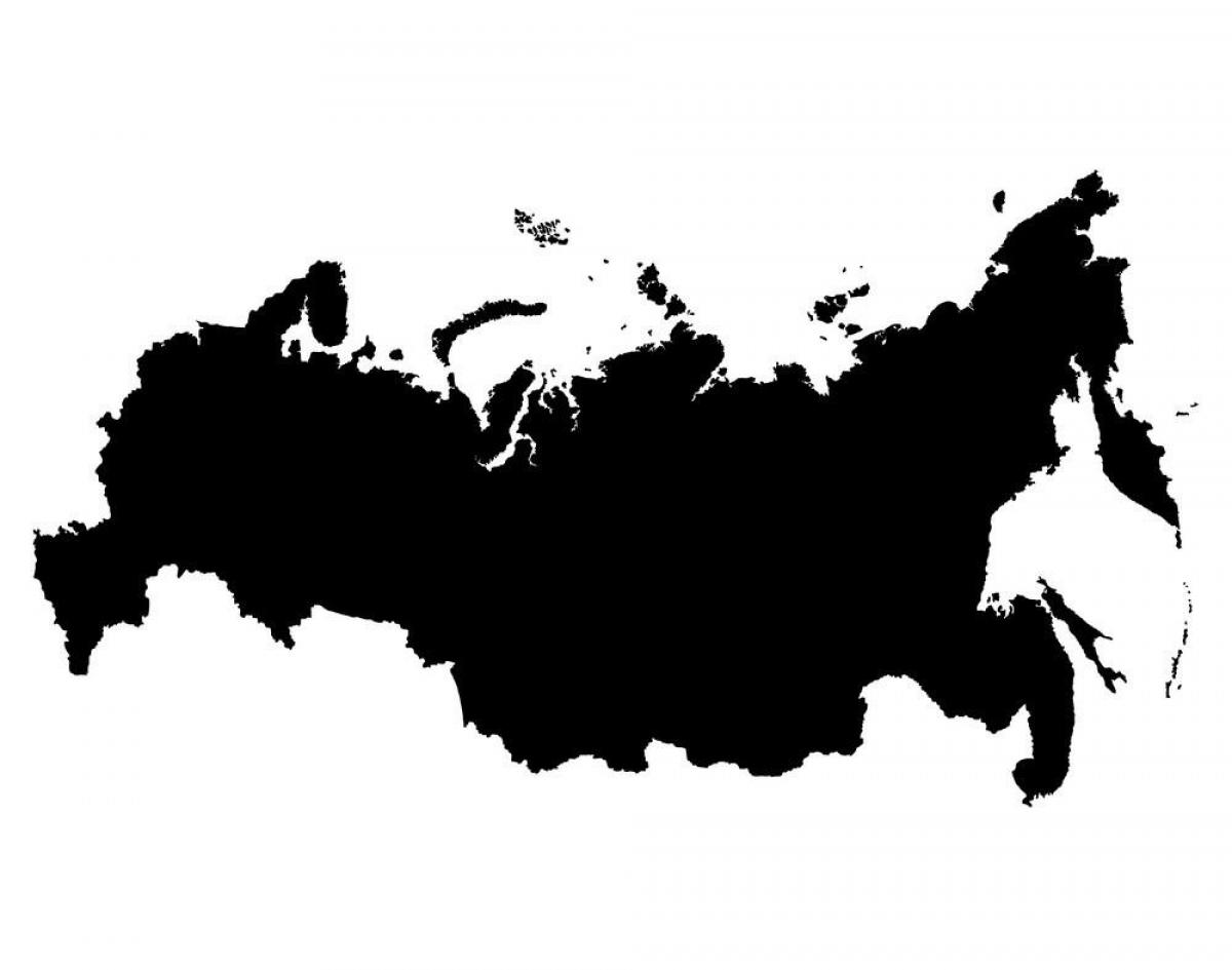 Russia vector map